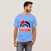 LEDER / BD RAINBOW FLAG T-Shirt (Vorne ganz)