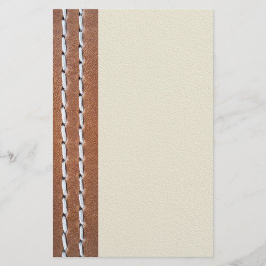 Leder-Blick Beschaffenheit Briefpapier (Vorderseite)
