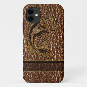 Leder-Blick Fische Case-Mate iPhone Hülle