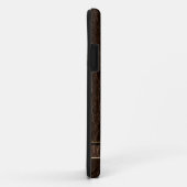 Leder-Blick Fischer-Dunkelheit Case-Mate iPhone Hülle (Hinten/Rechts)