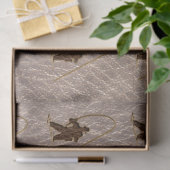 Leder-Blick Fischer weich Seidenpapier (Geschenk)