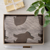 Leder-Blick Kaninchen weich Seidenpapier (Geschenk)