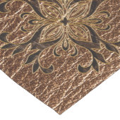 Leder-Blick Stern Mittelgroßer Tischläufer (Ecke)