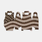 Leder-Blick USA-Flagge Geschenkschachtel (Ungefaltet)
