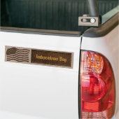 Leder-Blick USA-Flagge weich Autoaufkleber (Auf Lkw)