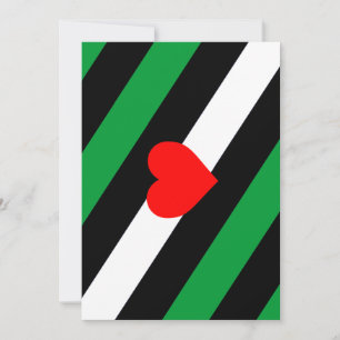 Leder Boi Stolzflagge Feiertagskarte