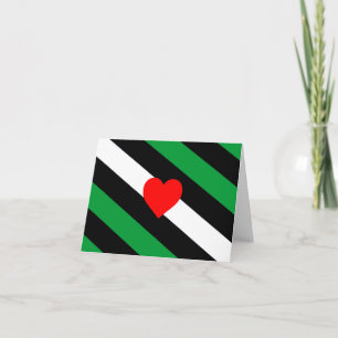 Leder Boi Stolzflagge Karte