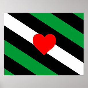 Leder Boi Stolzflagge Poster