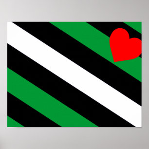 Leder Boi Stolzflagge Poster