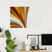 Leder - Fraktal Poster (Heimbüro)