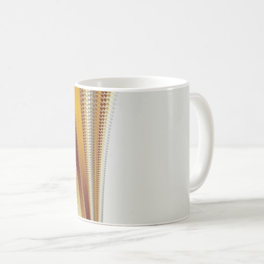 Leder - Fraktal Tasse (VorderseiteRechts)