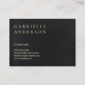 Leder | Führungskraft Visitenkarte (Vorderseite)