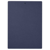 Leder für die Blaue Monogram Gold Erstplatine des Klemmbrett (Rückseite)