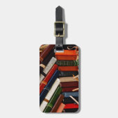 Leder-Gehende Zeitschriften Gepäckanhänger (Vorderseite vertikal)