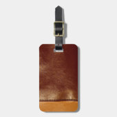 Leder Gepäckanhänger (Vorderseite vertikal)