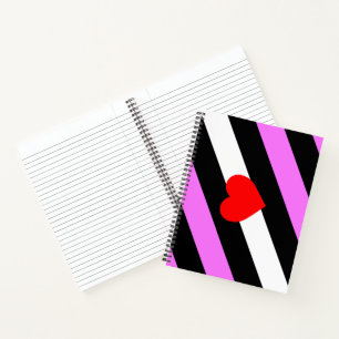 Leder-Girl-Pride-Flagge Notizblock