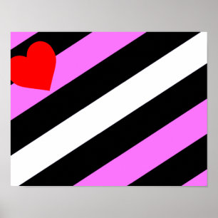 Leder-Girl-Pride-Flagge Poster