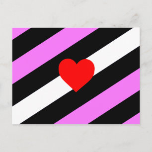 Leder-Girl-Pride-Flagge Postkarte