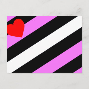 Leder-Girl-Pride-Flagge Postkarte