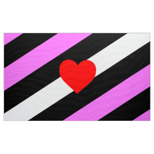 Leder-Girl-Pride-Flagge Stoff