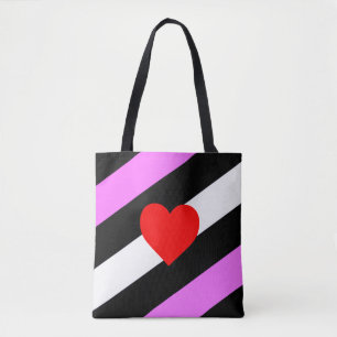 Leder-Girl-Pride-Flagge Tasche