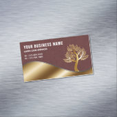 Leder-Goldbaumgarten Landschaftspflege Magnetische Visitenkarte (Beispiel)