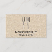 Leder | GRILLEN Visitenkarte (Vorderseite)