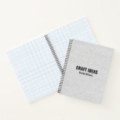 Leder-Image-Notebook mit weißem Imitat Notizblock (Innenseite)