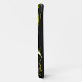 Leder Jacket Yellow Monogram iPhone 5 Fall Case-Mate iPhone Hülle (Hinten/Links)