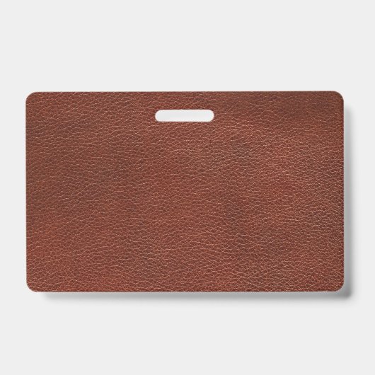 Leder Kunststoff Abzeichen - Horizontal Ausweis (Vorderseite)