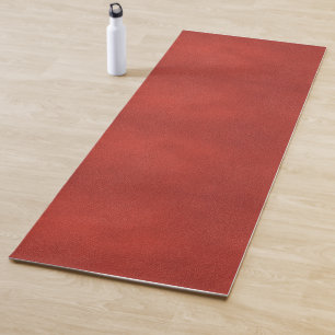Leder-Lederansicht für rote Imitate - benutzerdefi Yogamatte