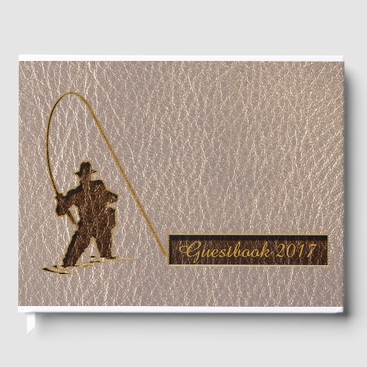 Leder-Look Fisherman Soft Gästebuch (Vorderseite)