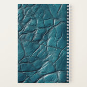 Leder-Look-Notebook - Ocean Blue Notizblock (Rückseite)