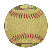 Leder-Look Osterkorb Baseball (Rückseite)