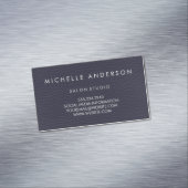 Leder Magnetische Visitenkarte (Beispiel)