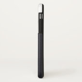 Leder-Marmor mit Monogramm Case-Mate iPhone Hülle (Hinten/Links)