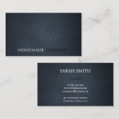 Leder minimalistisch visitenkarte (Vorne/Hinten)