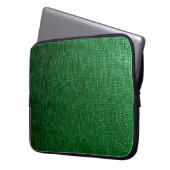 Leder mit abstraktem Muster in grüner Farbe. Abst Laptopschutzhülle (Vorderseite Links)
