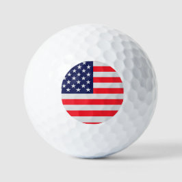 Leder mit Flagge der USA Golfball