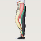 Leder mit Zipper-Design Leggings (Links)