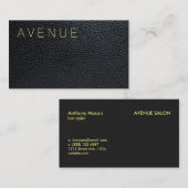 Leder/Moderne Art Visitenkarte (Vorne/Hinten)