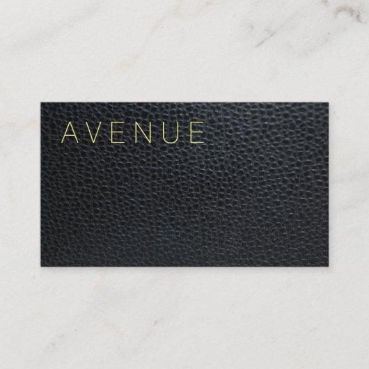 Leder/Moderne Art Visitenkarte (Vorderseite)