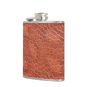 Leder Muster Flachmann (Links)