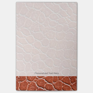 Leder Muster Post-it Klebezettel