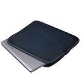 Leder-Neopren-Laptop-Sieb Laptopschutzhülle (Vorne Knopf)
