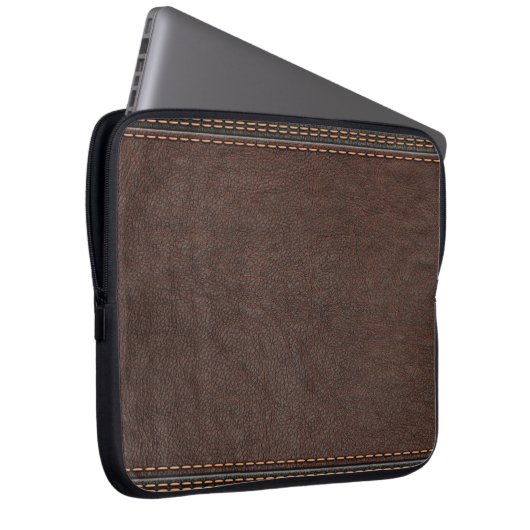 Leder-Neopren-Laptop-Sieb Laptopschutzhülle (Vorne Rechts)