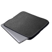 Leder-Neopren-Laptop-Sieb Laptopschutzhülle (Vorne Knopf)