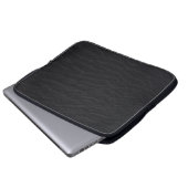 Leder-Neopren-Laptop-Sieb Laptopschutzhülle (Vorne Knopf)