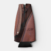 Leder ohne Reißverschluss mit individuell einstell Flaschenkühler (Rückseite)