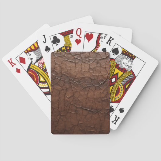 Leder-Optik Spielkarten (Rückseite)